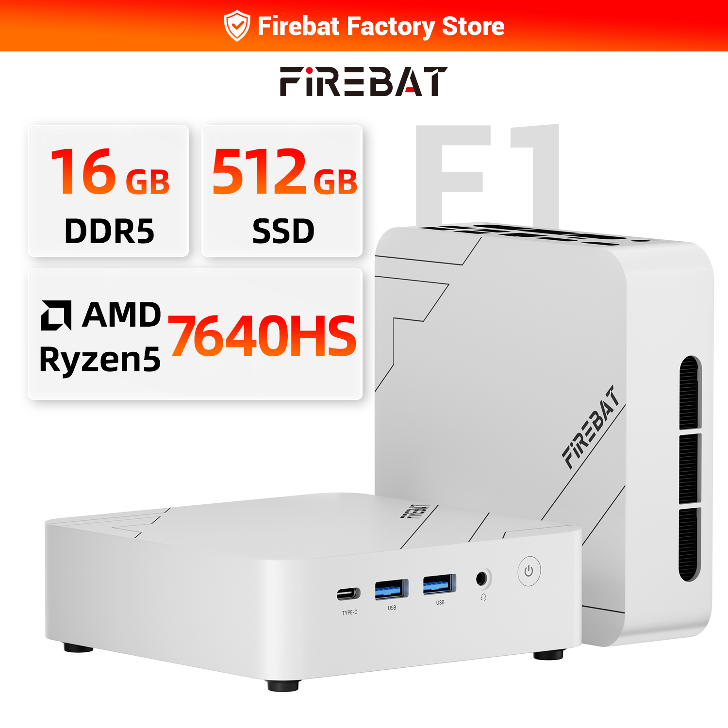Pc Gaming Amd Ryzen 7 - FIREBAT F1 MINI PC AMD Ryzen