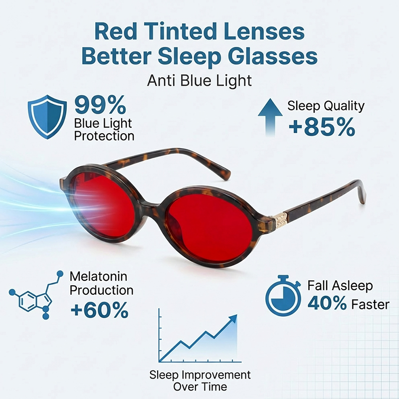 Gaming Glasses Blue Light - Kacamata Oval Anti Cahaya Biru Lensa