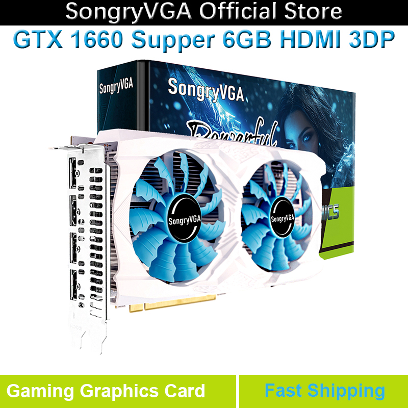 Pc Gaming Gtx 1660 Super - Kartu Grafis Gaming SongryVGA GTX 1660