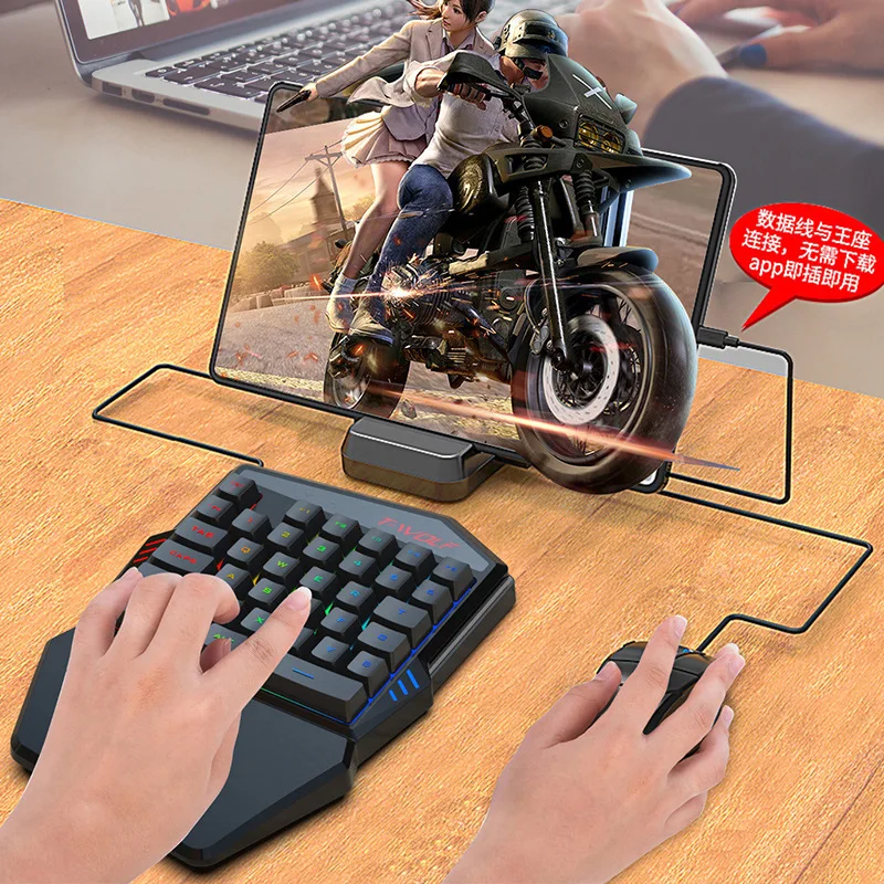 T-WOLF TF900 satu tangan Keybo - Pc Gaming Set ulasan dan harga