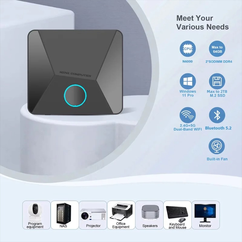 Mini PC Baru Generasi ke-13 &  - Pc Gaming Core I7 ulasan dan harga