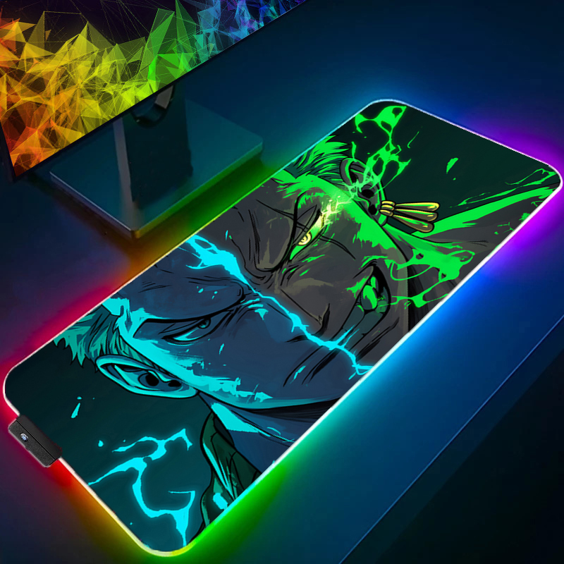ONE PIECE Zoro Mouse Pad RGB A - Pc Gaming Set ulasan dan harga