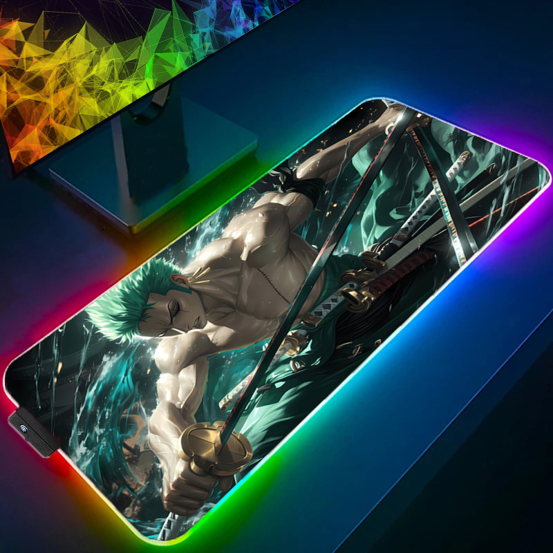 ONE PIECE Zoro Mouse Pad RGB A - Pc Gaming Set ulasan dan harga