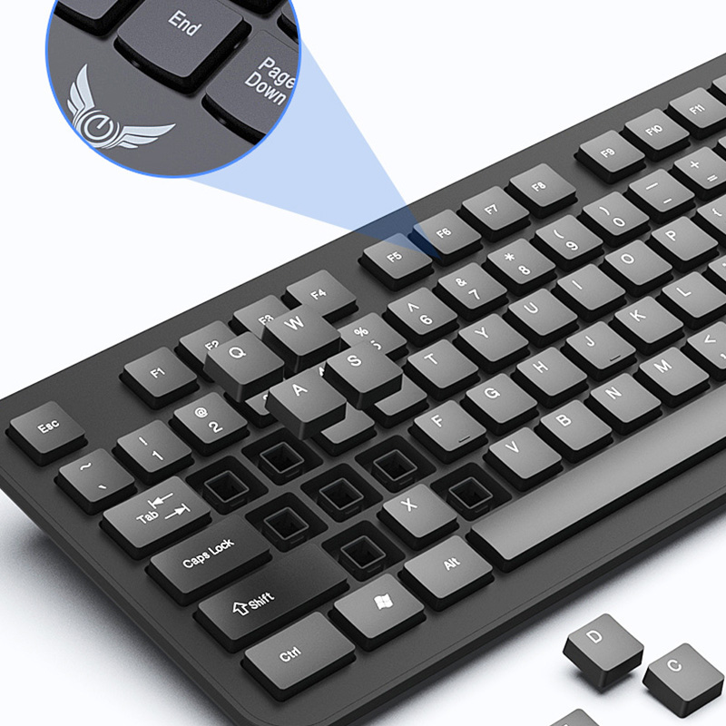Set Mouse Keyboard Nirkabel 2. - Pc Gaming Set ulasan dan harga