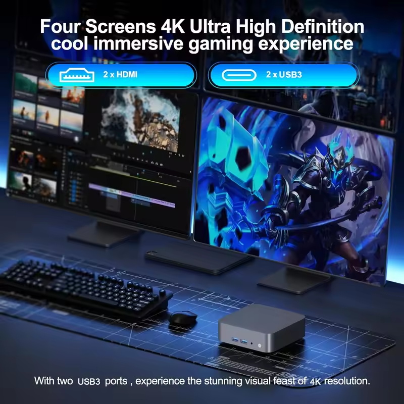 2026 Intel N150 Mini PC Komput - Pc Gaming Amd Ryzen 7 ulasan dan harga